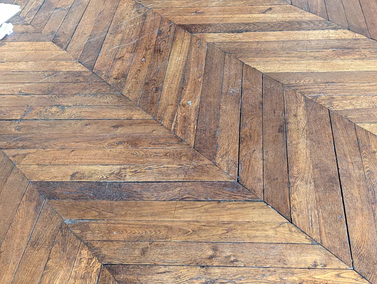Lot of about 10 m² of parquet flooring in Hungarian stitch-3