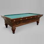 Louis-Philippe period billiard table with marquetry