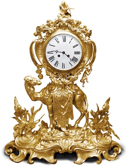 Rococo-style dromedary clock Rococo-style dromedary clock-0