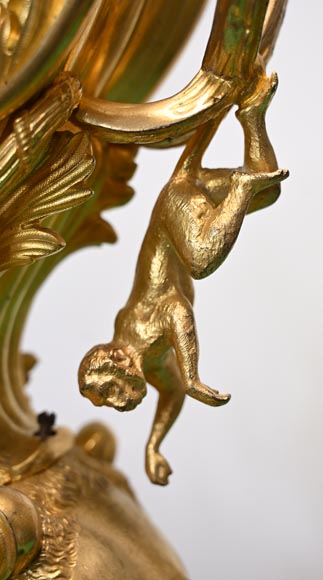 Rococo-style dromedary clock Rococo-style dromedary clock-6