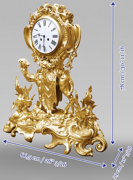 Rococo-style dromedary clock Rococo-style dromedary clock-13