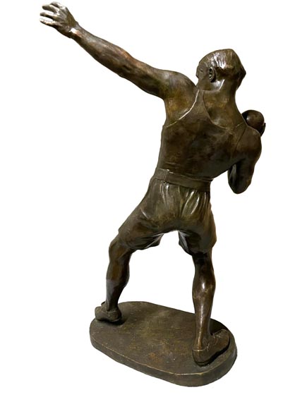 (sculpture bronze shot putter)-1