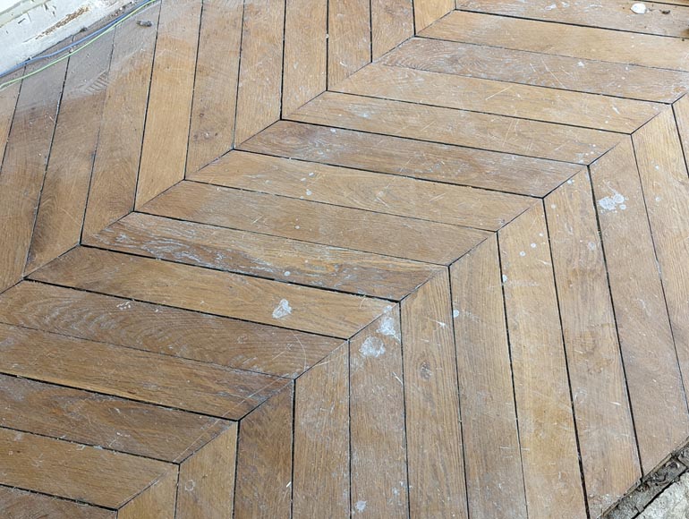 12 m² lot of Point de Hongrie parquet flooring-1