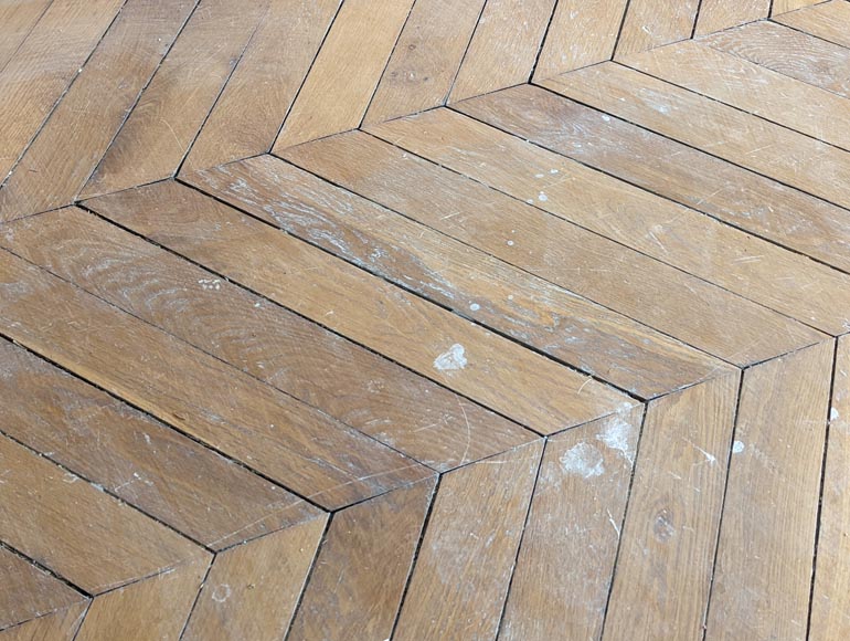 12 m² lot of Point de Hongrie parquet flooring-2