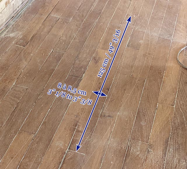 13 m² lot of linear oak parquet flooring-6