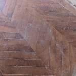 10 m² lot of herringbone parquet flooring