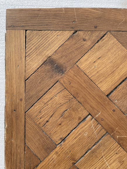 Batch of about 35 m² of 18th century Versailles oak parquet flooring-1