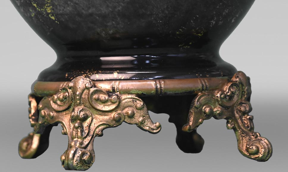 BACCARAT, Pair of vases with Japanese decoration, circa 1900 - Objects