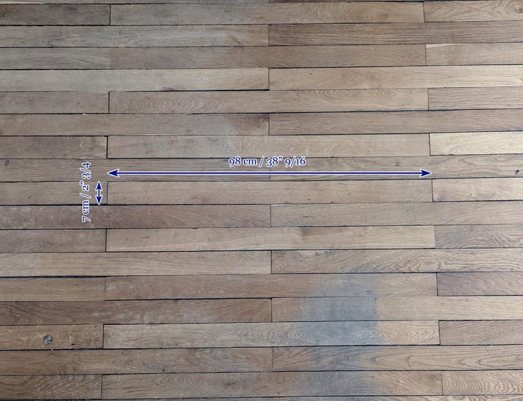 17 m² of linear oak parquet flooring-5