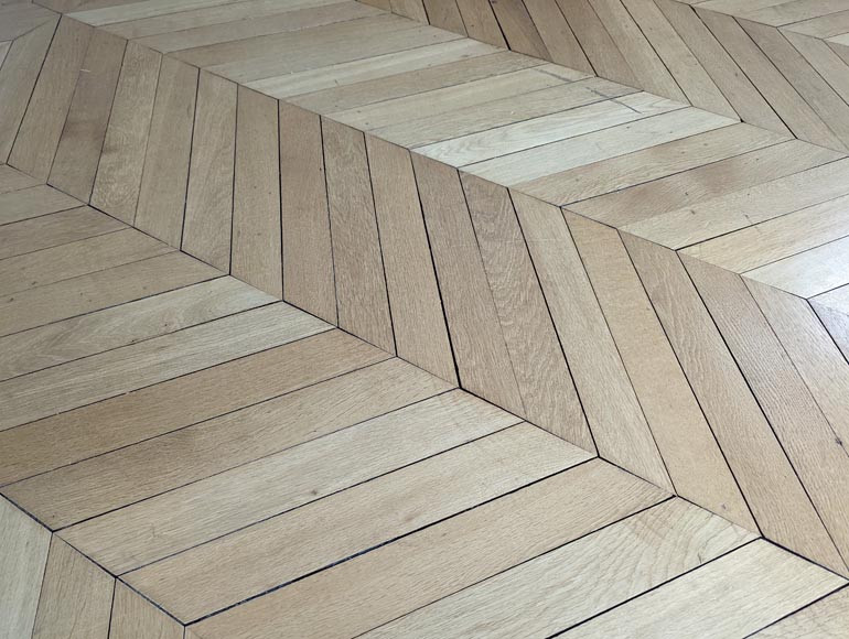 12 m² lot of herringbone parquet flooring-4