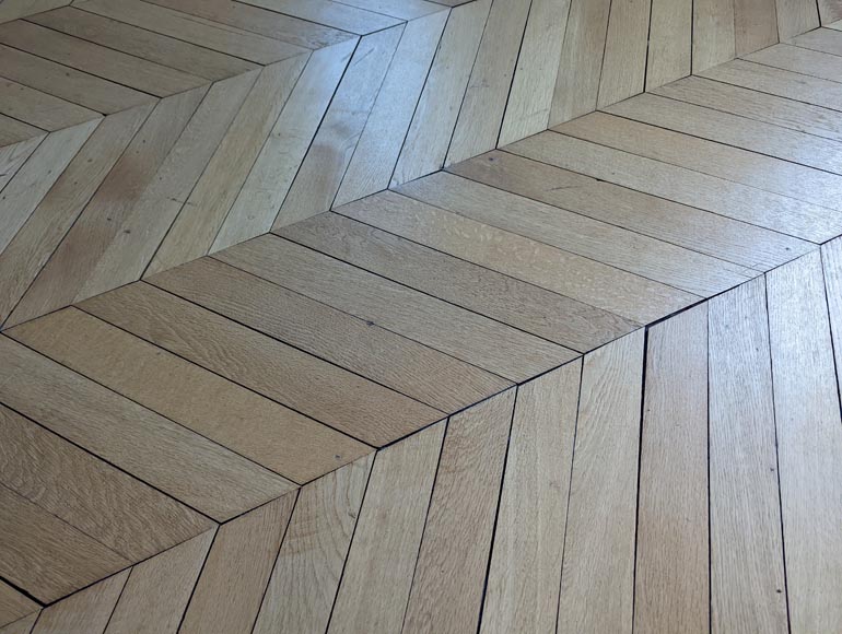 12 m² lot of herringbone parquet flooring-5