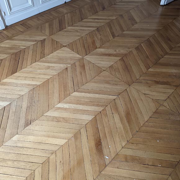 15 m² lot of Point de Hongrie parquet flooring-0