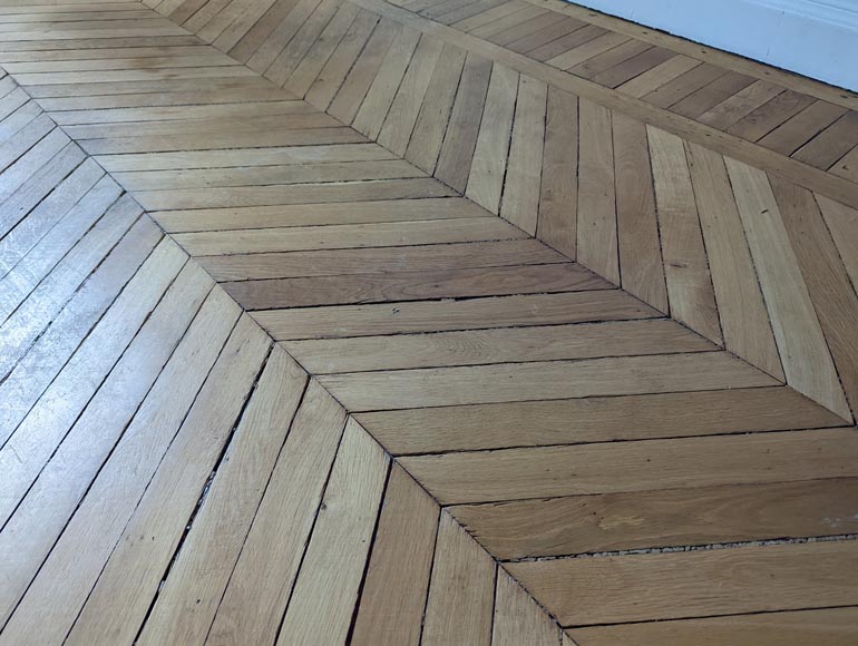 15 m² lot of Point de Hongrie parquet flooring-3
