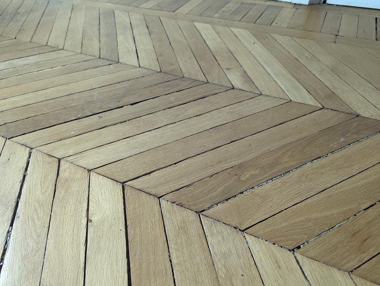 15 m² lot of Point de Hongrie parquet flooring-4