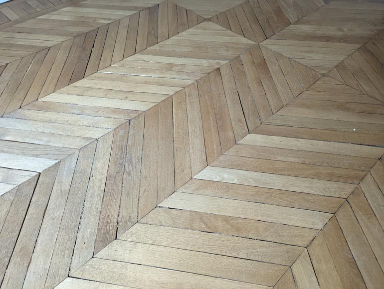 15 m² lot of Point de Hongrie parquet flooring-5
