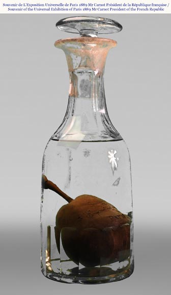 Pear in a Carafe Offered to President Sadi Carnot at the 1889