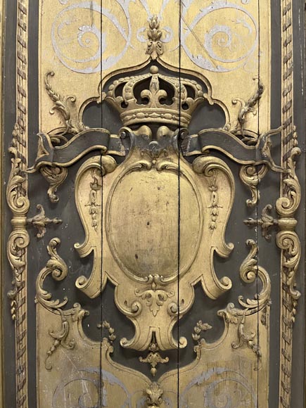 Carved and gilded wood paneling-8