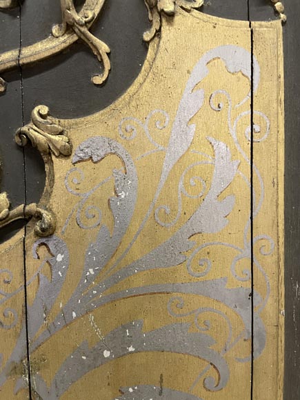 Carved and gilded wood paneling-12