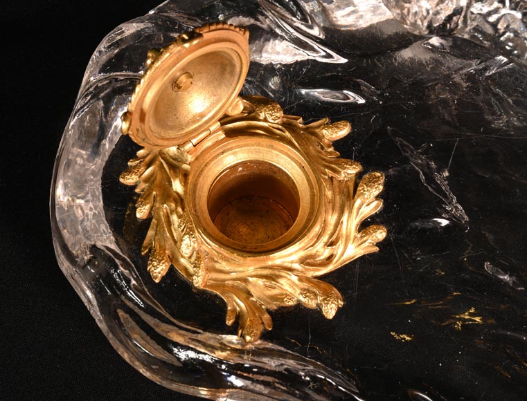BACCARAT crystalworks, La Vague Inkwell, 1909-7