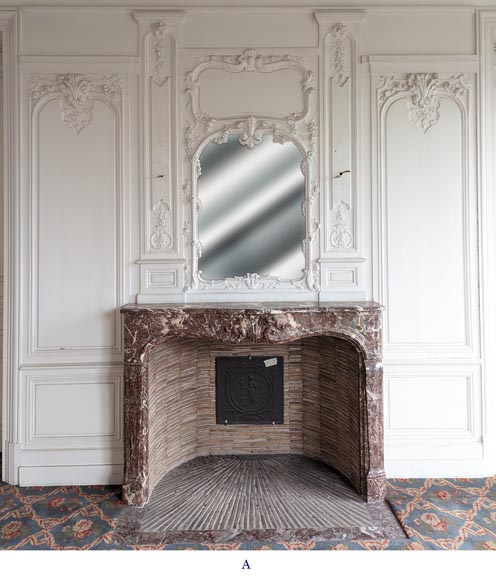 Louis XV style paneled room-8