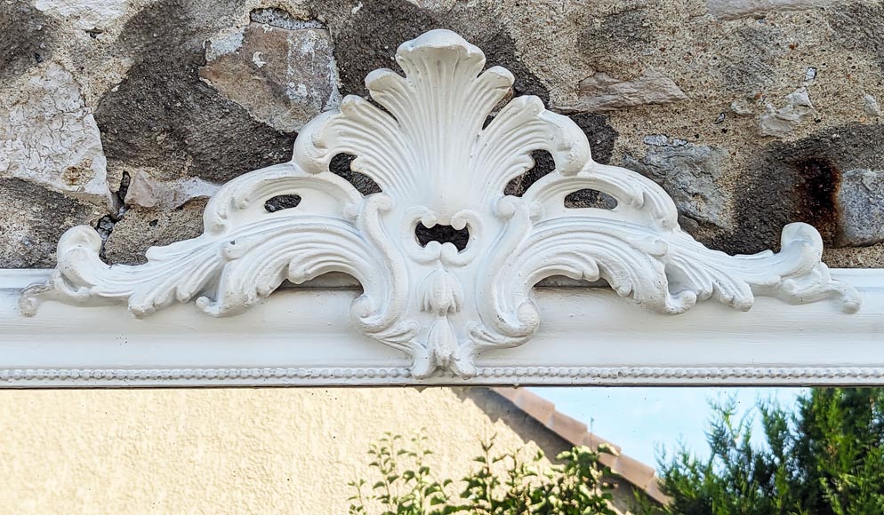 Regency style trumeau with openwork palmette and pearl frieze-1