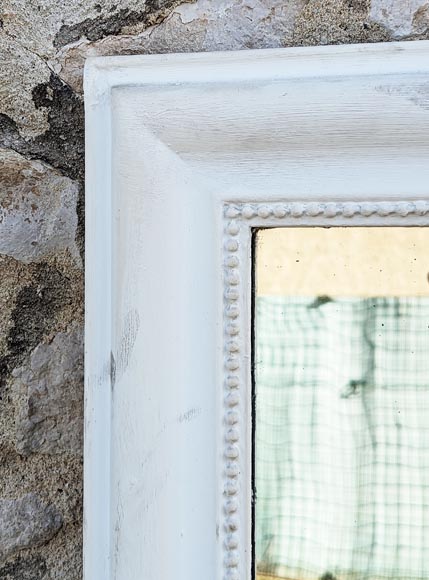 Regency style trumeau with openwork palmette and pearl frieze-3