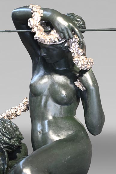 Mathurin Moreau for the Val d’Osne foundry, The Flower Fairy, late 19th century-2