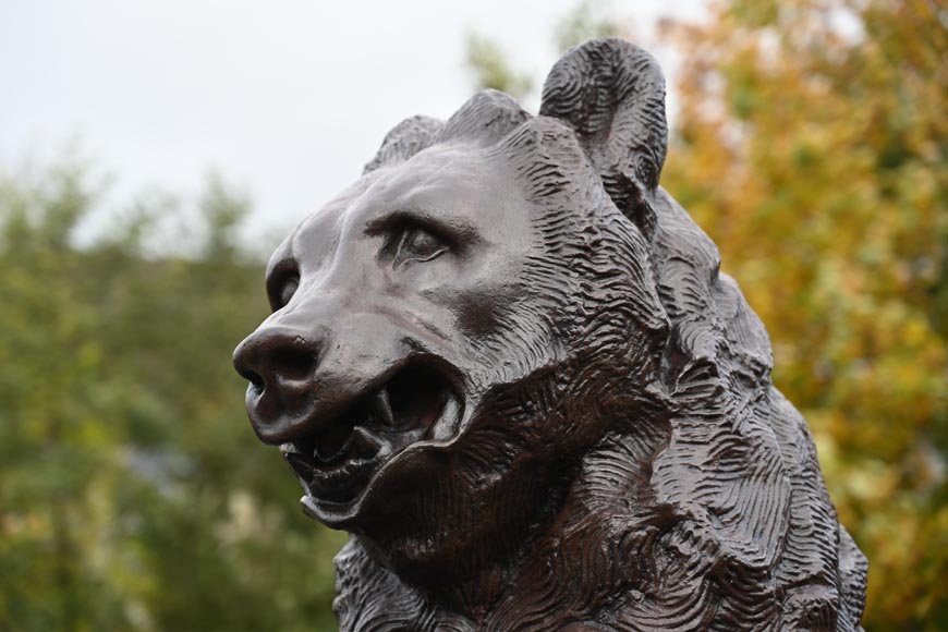 Joseph Simon Volmar (Berne, 1796-1865), Pair of bears in cast iron-9