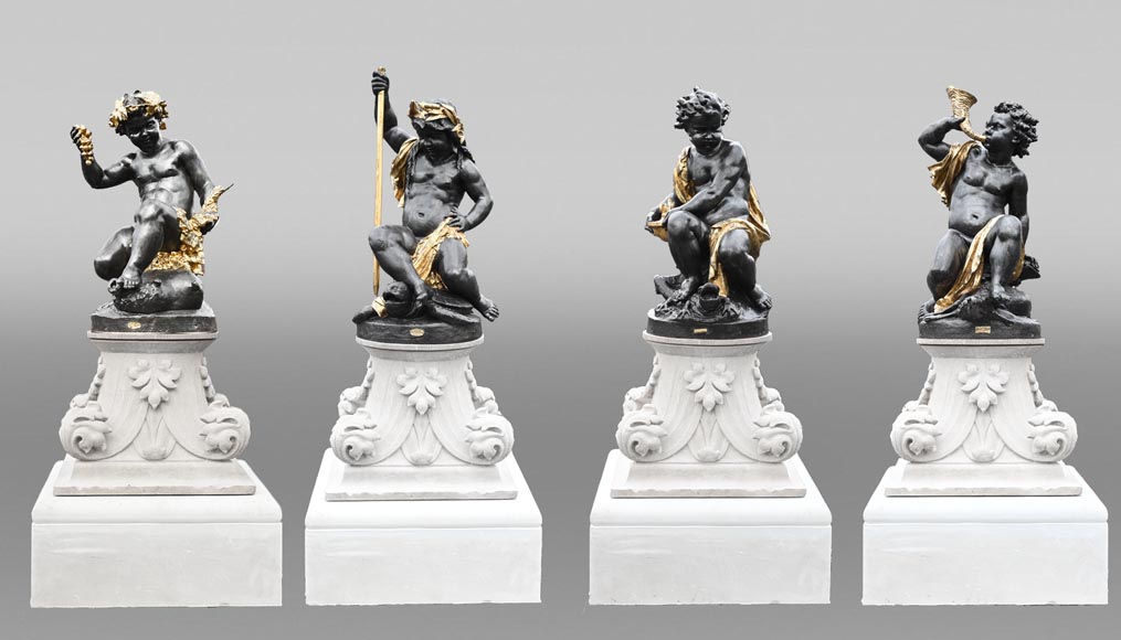 Mathurin Moreau for  the Val d’Osne Foundry,  The Four Elements,   between 1849 and 1879-1