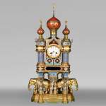 Charles Stanislas MATIFAT, the elephant clock an oriental model presented at the Crystal Palace in 1851