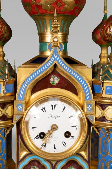 Charles Stanislas MATIFAT, the elephant clock an oriental model presented at the Crystal Palace in 1851-7