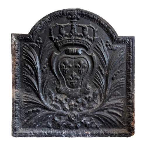 Fireback with the Arms of France from the 18th century