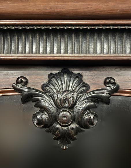 Louis-Édouard LEMARCHAND - Napoleon III low bookcase About 1850-11