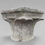 Stone column capital, Gothic period