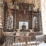 Baroque church altar and altarpiece of the 17th century