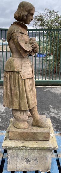 Joan of Arc cast-iron statue-4