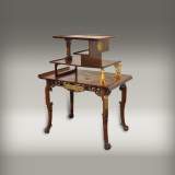 Gabriel VIARDOT (Attrib. to), Japanese table with gilded bronze decorations
