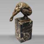 LOPEZ MILO - Diver, bronze sculpture