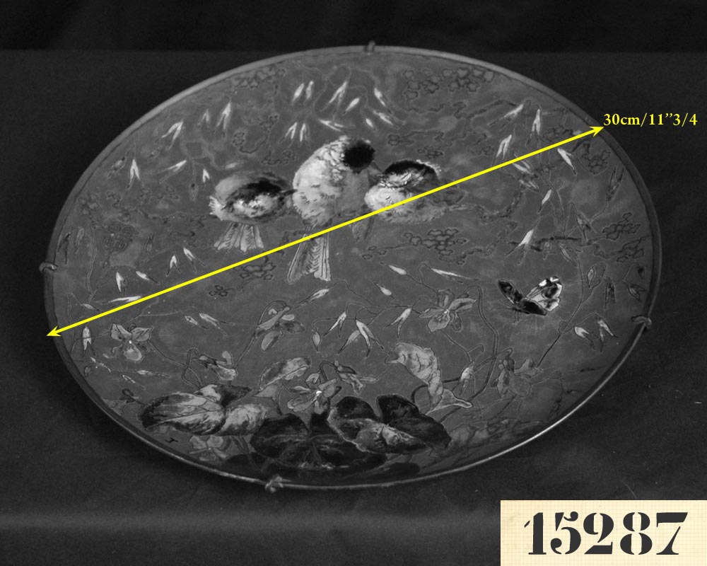 Andre-Fernand THESMAR (1845 - 1912) and Ferdinand BARBEDIENNE,  Ornamental Japanese plate-4
