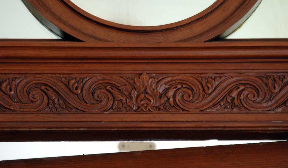 Louis XVI style Oak and Stucco paneled room -2