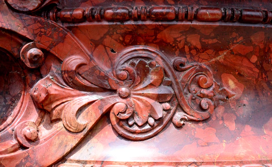 Jules CANTINI, Large Urn in Numidia Red Breccia Marble,second half of the 19th century-5