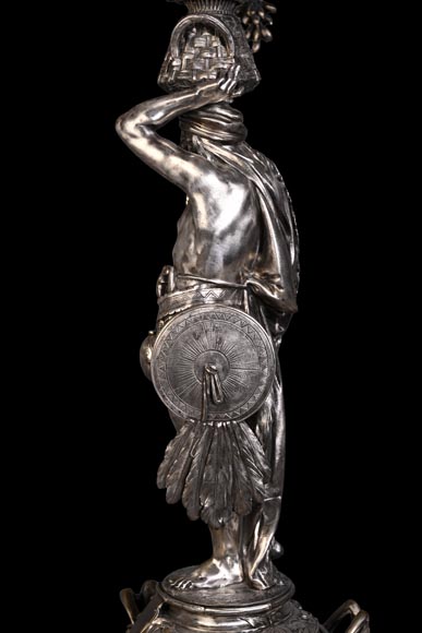 CAILAR, BAYARD & CIE – Table centerpiece featuring Native Americans CAILAR, BAYARD & CIE – Table centerpiece featuring Native Americans-23