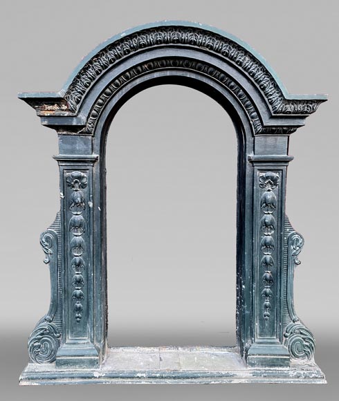 Cast Iron Window Frame, Napoleon III Style, 19th Century - Doors