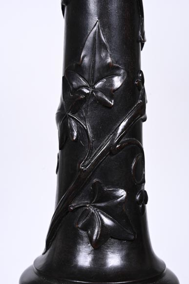 Napoleon III Style Gueridon by Julien-Nicolas RIVART – Floral Marquetry on Marble Top-7