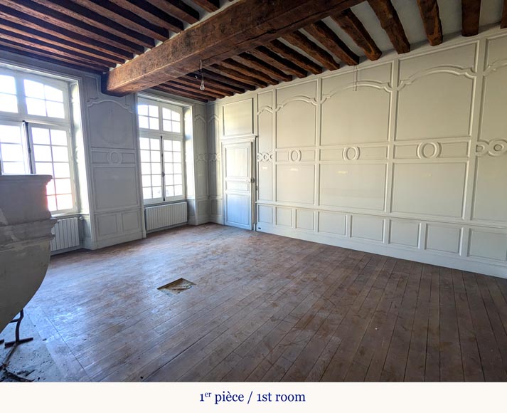Antique Oak and Pine Wood Paneling – Composed of Two Rooms-2