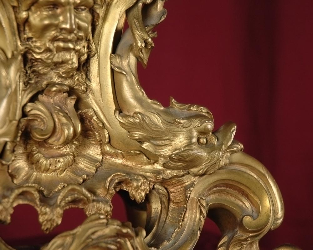 Léon MESSAGÉ (1842-1901) (att. to) - Clock with Cupidon - Clocks