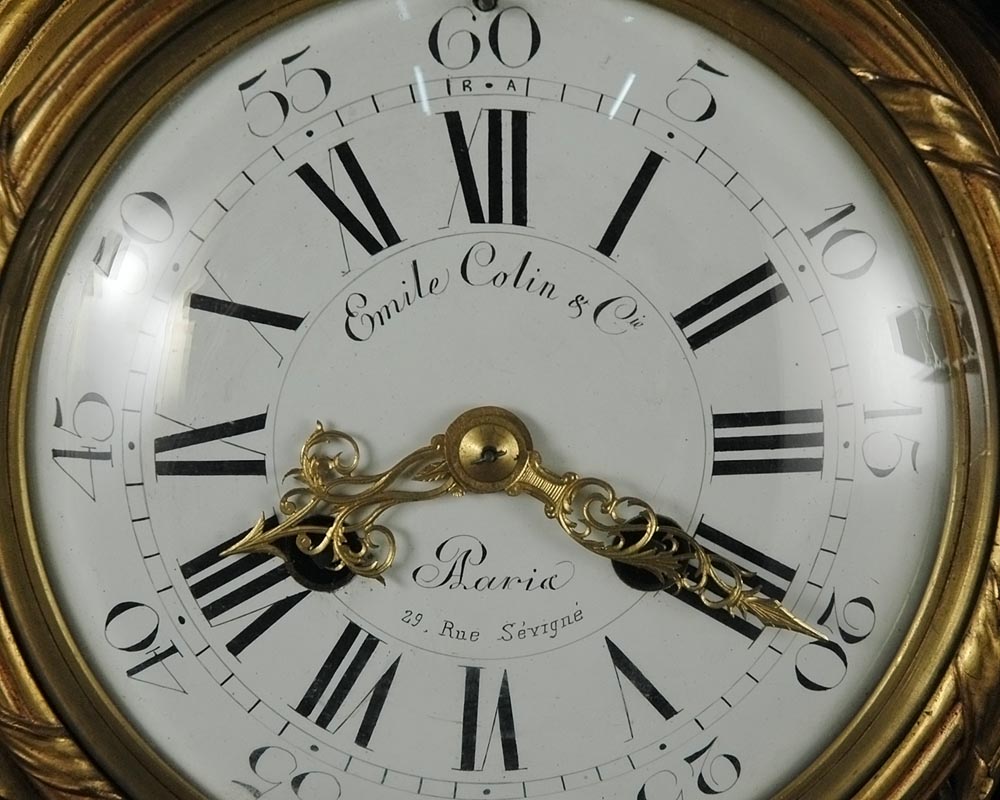 Léon MESSAGÉ (1842-1901) (att. to) -  Clock with Cupidon-3