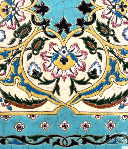 MARTIN-BREY, Japanese-style table with glazed earthenware top-4