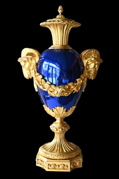 MARQUIS Louis-Auguste, Louis XVI Style Gilt Bronze and Scagliola Clock Set MARQUIS Louis-Auguste, Louis XVI Style Gilt Bronze and Scagliola Clock Set-23
