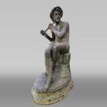 Foundry DURENNE – Young Shepherd Daphnis Playing the Flute